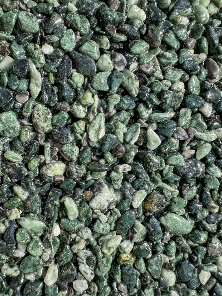 Resin patio installation